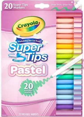 Image de Crayola - Pastel Super Tipy (20x)