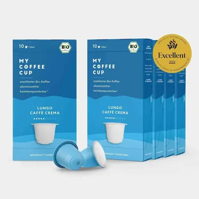 Produktbild von My Coffee Cup - Lungo Caffè Crema – 50 Kapseln