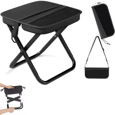 Produktbild von Omgoods – Campinghocker, faltbar und tragbar mit Aufbewahrungstasche – maximale Belastbarkeit: 120 kg