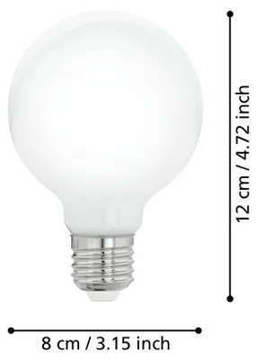 Produktbild von EGLO 110039, 9 W, 75 W, E27, 1055 lm, Warmweiß