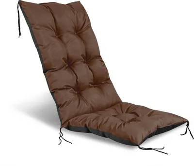 Produktbild von Gartenkissen 50x50x80 cm für einen Stuhl, wasserdicht, braun