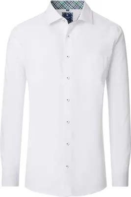 Produktbild von REDMOND Herren Freizeithemd Langarm Kent Comfort-Fit Twill Weiß XL