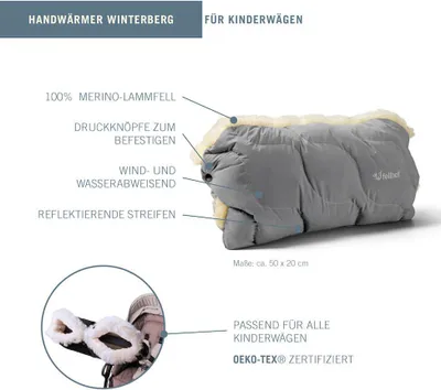 Fellhof Kinderwagen-Handwärmer Winterberg