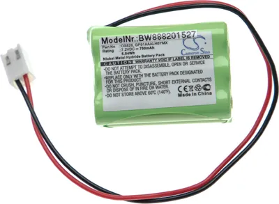 Produktbild von vhbw Akku Ersatz für GP1000AAAH6YMX, GP150AAAM6YMX, GP11AAAH6YMX, INF-BATWES, GP91AAALH6YMX, OS826 für Alarmanlage, Alarmsystem (700 mAh, 7,2 V, NiMH)