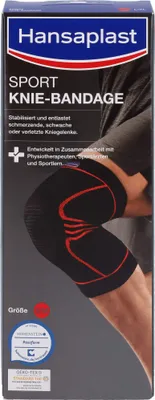 Produktbild von Hansaplast Sport Knie-Bandage Größe M, 1 St. Bandage