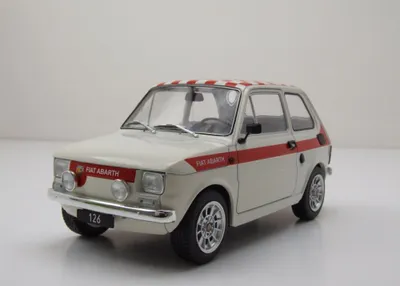 Produktbild von Fiat 126 Abarth-Look (1972) Weiß MCG 1:18