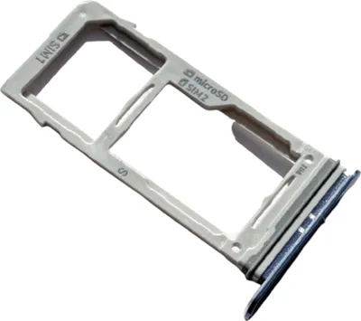 Produktbild von Simkartenhalter und micro-SD Card Fach für Samsung Galaxy S9 Duos (SM-G960F/DS), Original Ersatzteil, Blau