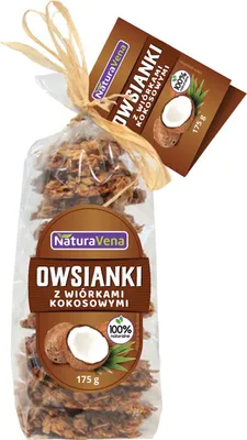 Obrázok produktu pre Ciastečka z ovsených vločiek s kokosom 175 g