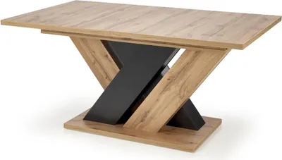 Obrázok produktu pre Skladací stôl BRANDON dub/čierna