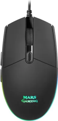 Zdjęcie produktu dla Mars Gaming MMG, Po prawej stronie, Optyczny, USB Typu-A, 3200 DPI, Czarny