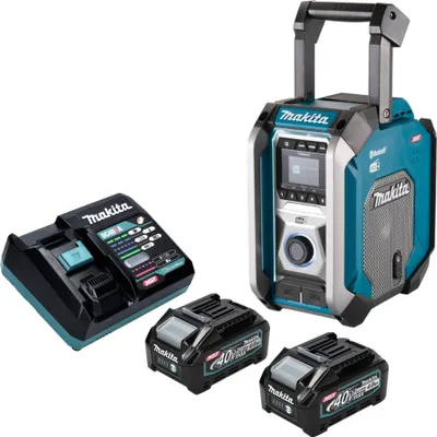 Produktbild von Makita MR 007 GM201 Akku Baustellenradio 12 - 40 V max. Bluetooth DAB+ USB + 2x Akku 4,0 Ah + Ladegerät