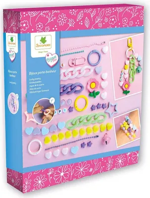Produktbild von Sycomore Schmuck Bastelset Glücksschmuck für Kinder ab 7 Jahren