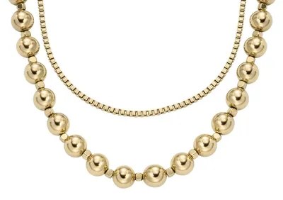 Produktbild von Fossil JA7248710 Damen Collier Messing Gold 46 cm