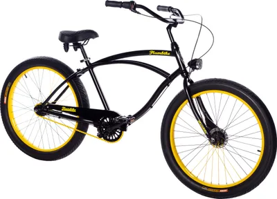 Produktbild von Plumbike Rider X Brooklyn Rad 26", mit Rollenbremse - Mattschwarz