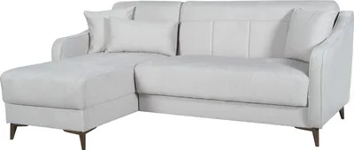 Produktbild von Dmora Ecksofa mit Schlaffunktion und Bettkasten 207x157 cm Beige