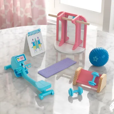 Obrázek produktu pro KIDKRAFT Domácí posilovna - doplňky pro domečky pro panenky