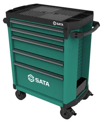 Obrázok produktu pre Dielenský vozík SATA s 5 zásuvkami Pro, zelený ST95112G, 945 x 479 x 999 mm