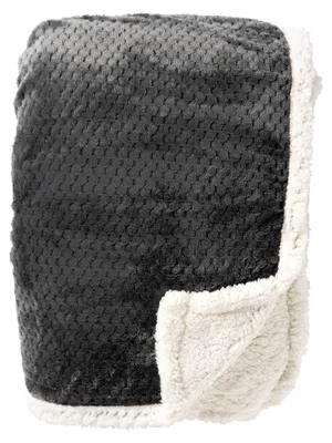 Produktbild von Dutch Decor Wohndecke Sherpa-Fleece Cody 150x200 cm Grau