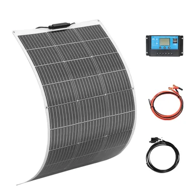 Obrázok produktu pre Flexibilný solárny panel, vysoká účinnosť 21,8 %, ľahký a prenosný dizajn, 100W solárny systém