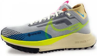 Zdjęcie produktu dla Buty sportowe Nike React Pegasus Trail Tex dla kobiet, idealne do biegania, kolor: szary, rozmiar: EUR 42.5 | UK 8.5