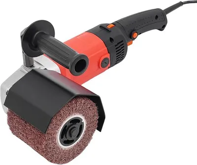 Produktbild von 2200W Drahtziehmaschine, Elektrische Bürstenmaschine mit Einstellbarer Geschwindigkeit, 6 Geschwindigkeit 42 * 13cm für Mattieren von Holz Bodenfliesen Marmor