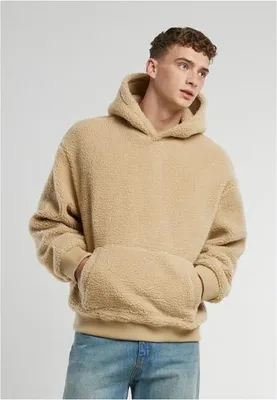 Obrázok produktu pre Pánska mikina Urban Classics Oversized Teddy Hoody unionbeige - M