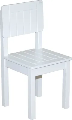Obrázek produktu pro dětská židle roba, židle s opěradlem pro děti, bíle lakovaná, VxŠxH: 59x29x29 cm, výška sedáku 31 cm