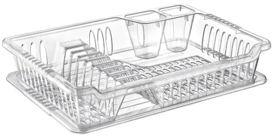 Obrázok produktu pre Stojan na odkvapkávanie riadu – sušiak na riad – kov – 40 x 29 x 8,5 cm