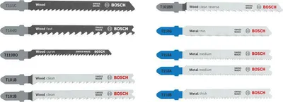 Produktbild von Holz-und Metall-Stichsägeblatt-Set, 10-tlg.