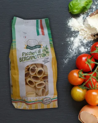 Produktbild von Pastificio Gioia Paccheri al Bergamotto  Pasta Typisch Kalabrisch, 500G