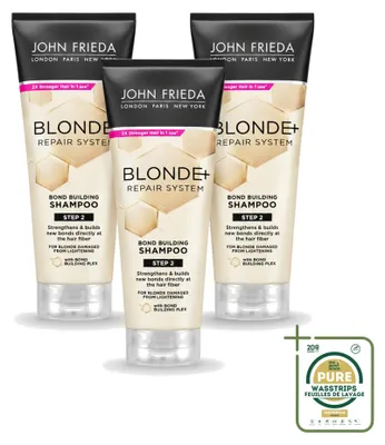 Image de 3 x Shampoo réparateur Blonde+ de John Frieda - 250 ml - Lot de 3