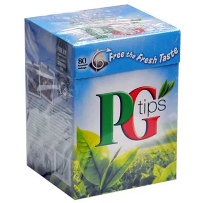 Produktbild von Tee PG Tips 80 Beutel englischer Schwarztee Pyramid® Teebeutel