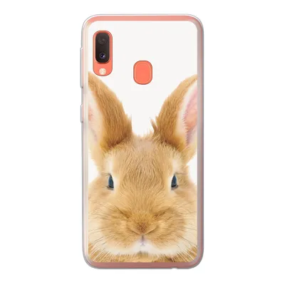 Produktbild von MuchoWow® Handyhülle Schutzhülle Hülle für Samsung Galaxy A20e Kinder - Kaninchen - Kind - Mädchen - Jungen Silikon Softcase Handy Hülle - Abdeckung