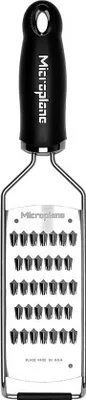 Zdjęcie produktu dla Microplane 45003, Tarka płaska, Czarny, Stal nierdzewna, Stal nierdzewna, Oczko do wieszania, 78 mm, 30 mm