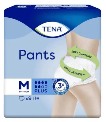 Zdjęcie produktu dla Tena Pants Plus M na nietrzymanie moczu 9 szt