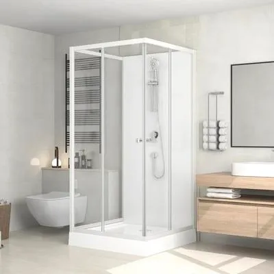 Produktbild von form&style Komplettdusche BORA BORA 90 x 90 x 195 cm weiß