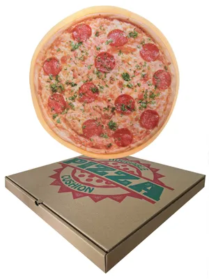 Produktbild von Pizzakissen im Pizzakarton 40 cm, Dekokissen Sofakissen Zierkissen Pizza Kissen