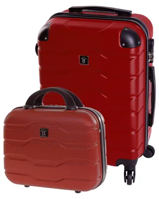 Obrázek produktu pro Kabinový kufr BERTOO Firenze pro Ryanair- červený set 2v1 S