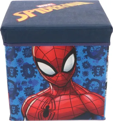 Produktbild von Spiderman Aufbewahrungsbox Stuhl 2in1 Sitz 30x30x30 cm