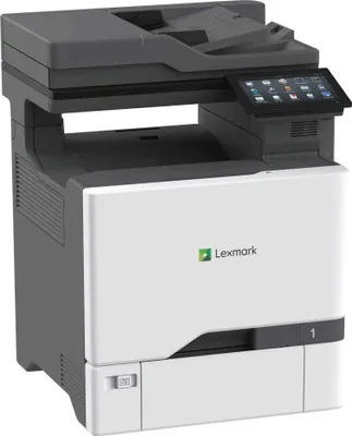 A Lexmark XC4342 A4 color laser printer is shown from a slightly angled front view against a white background.