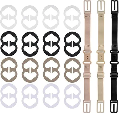 Produktbild von 19 Stück BH Träger Halter, BH Clips für BH Träger, Anti-Rutsch-Schnalle BH-Clip Bra für BH Träger Unsichtbar BH Träger Clip für Damen BH Klammer Rücken