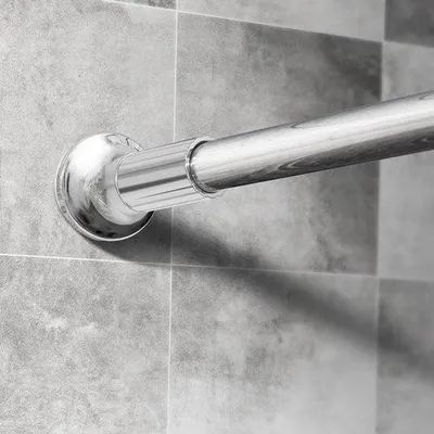 Imagen del producto de Barra de ducha de acero inoxidable, giratoria, ajustable de 70 a 95 cm