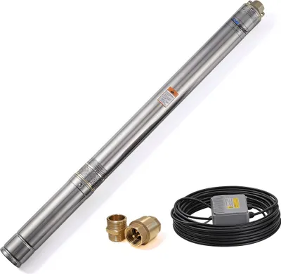 Produktbild von CHM GmbH® Brunnenpumpe 2,5 Zoll 550 Watt 8,2 Bar 2700 L/h sandresistent bis zu 5 %
