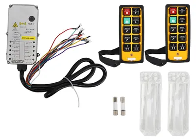 Produktbild von Industrielle Fernbedienung, Doppelgriff, wasserdicht, säure- und ölbeständig, für elektrische Hebezeuge DC24V