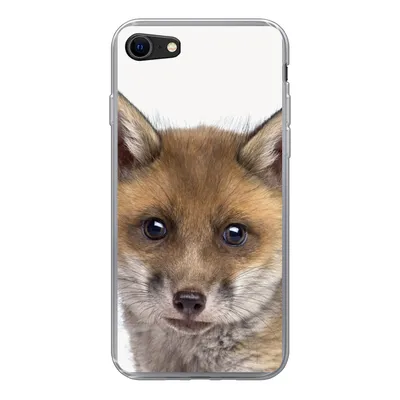 Produktbild von MuchoWow® Handyhülle Schutzhülle Hülle für iPhone 8 Fuchs - Tiere - Jungtier - Jungen - Mädchen - Kind Silikon Softcase Handy Hülle - Schutzhaube