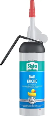 Obrázek produktu pro Sista 302090, 100 ml, Silikonový tmel, Vhodné pro použití uvnitř, Bílá, 1 kusů