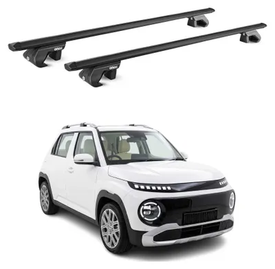 Image de Barres de toit transversales pour Hyundai Inster 2024-2026 Aluminium Noir ABE, productTiles.product.images.aiGenerated