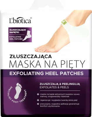 Zdjęcie produktu dla L'biotica Złuszczająca maska na pięty, 1 para