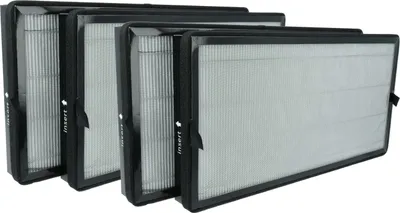 Produktbild von vhbw 4x Aktivkohlefilter Ersatz für Kärcher 2.863-078.0 für Luftreiniger - H13 Luftfilter Schwarz