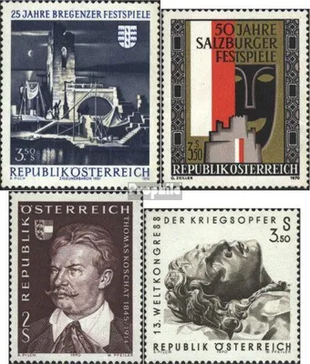 Produktbild von Briefmarken Österreich 1970 Mi 1334,1335,1336,1337 (kompl.Ausg.) postfrisch Sondermarken
